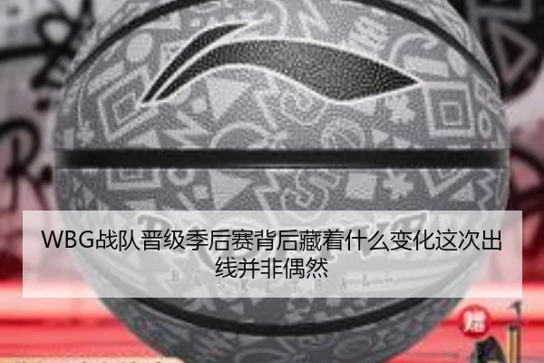 WBG战队晋级季后赛背后藏着什么变化这次出线并非偶然